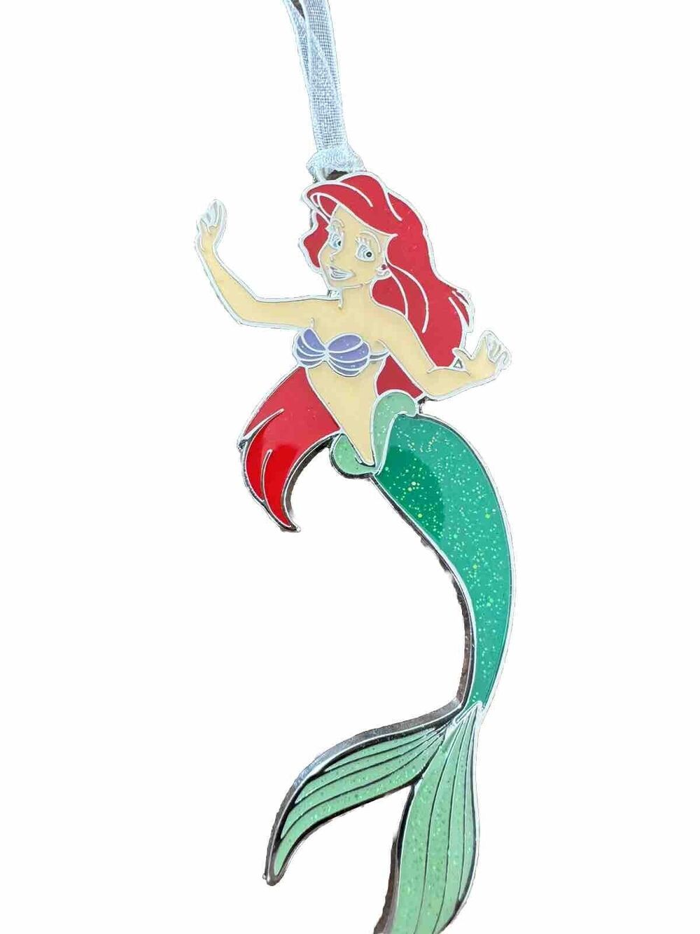 Hallmark The Little Mermaid Ariel Flat Metal Ornament - No Box